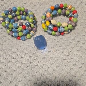 Colorful Beaded Bracelet Set